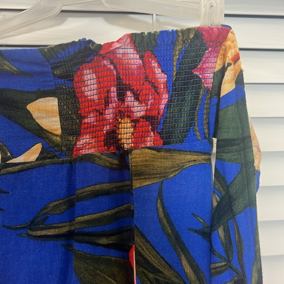 cupcakes & cashmere Multicolored Floral Crop Top & Wide Leg Bottom Set. Size S - Picture 5 of 7